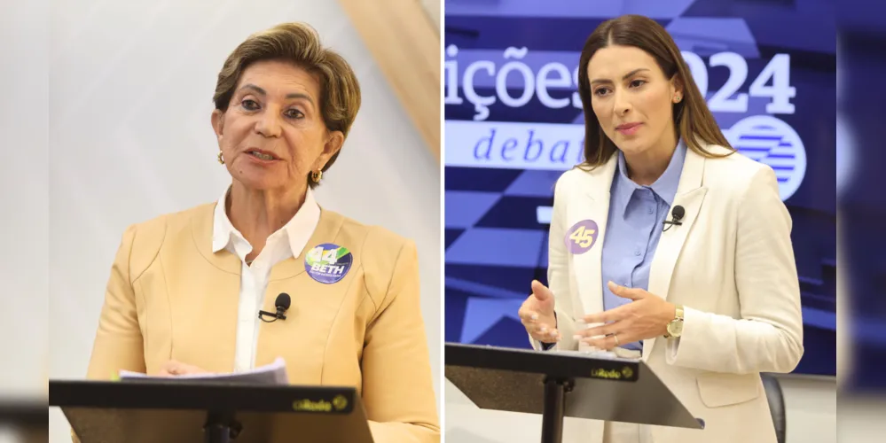 Foto Candidatas Mabel Canto e Elizabeth Schmidt realizam intenso debate nos últimos dias do segundo turno