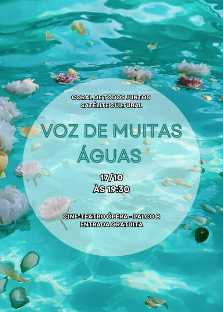 Foto Cine Teatro Ópera recebe o musical “Voz de Muitas Águas”